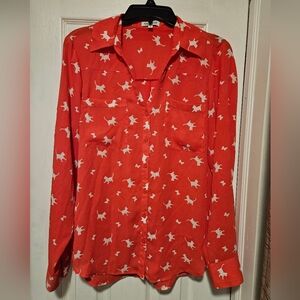 Womens Express Portofino Shirt - Cats and Butterflies